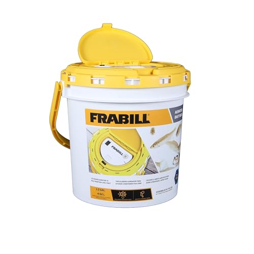 Insulated Bait Bucket with Built-in Aerator, 1.3 Gallons K1262