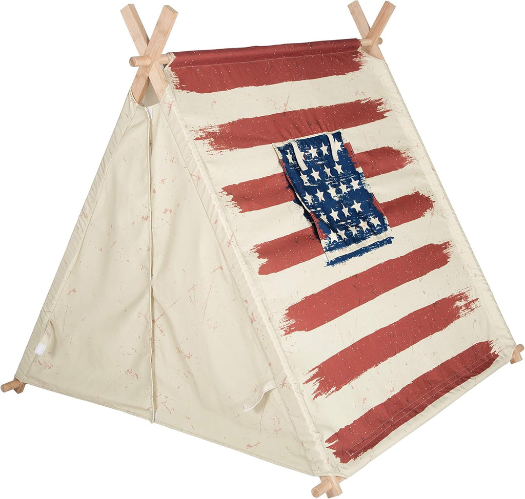 Pacific Play Tents 60200 Americana A-Frame Play Tent, Play House - 42" x 45" x 35",Multi