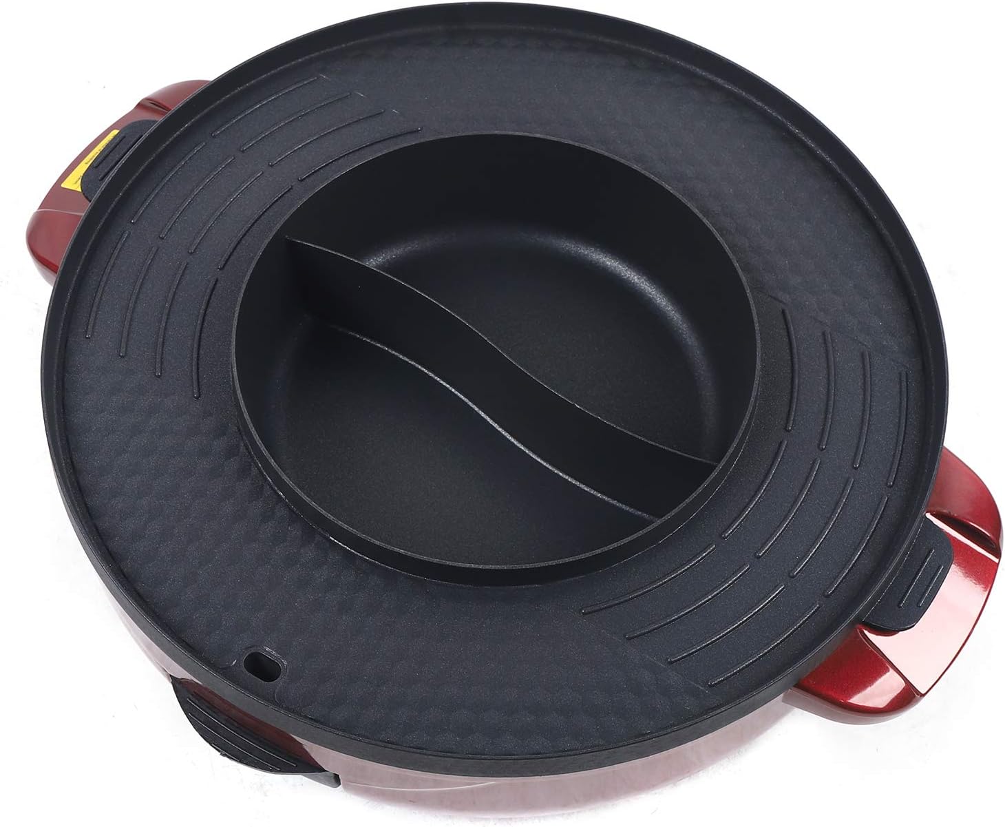 2 in 1 Electric Grill and Hot Pot with Dual Temp Control H3114