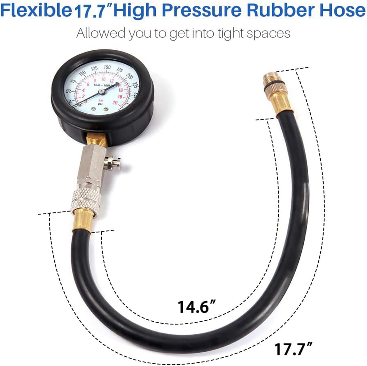 Fuel Pressure Tester Kit and Compression Tester Kit Q3582