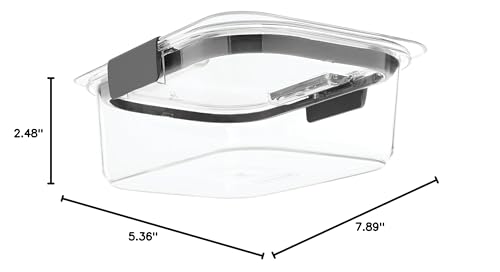 Food Storage Container, Large, 9.6 Cup, Clear (Pack of 2) A48431