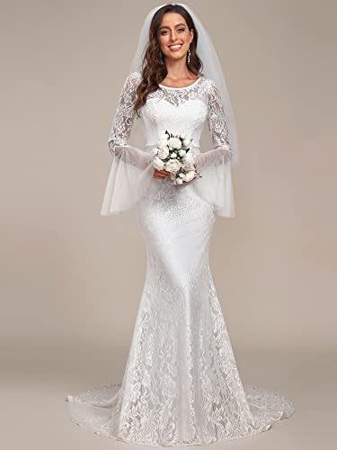 Sweetheart Lace Applique Mermaid Wedding Dress G12162