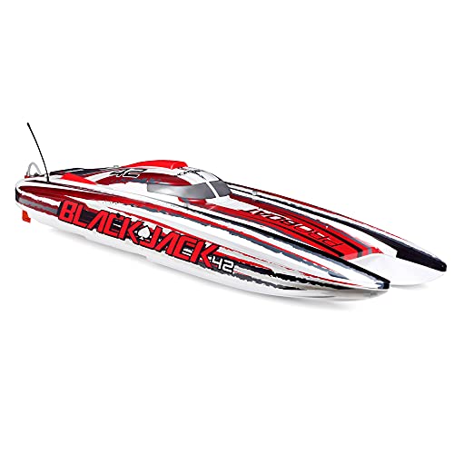 RC Brushless Catamaran Boat 42in RTR, White/Red J255