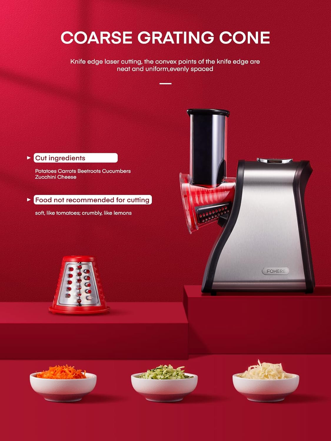 Electric Cheese Grater Salad Maker for Home Kitchen Use R59377