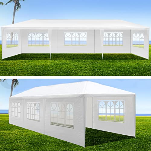 Outdoor Gazebo Tent 10x20 with Removable Sidewalls, Waterproof Canopy for Patio Garden Events I729482