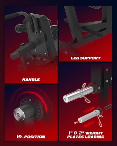 Leg Extension and Curl Machine for Home Gym Leg Workout J4213