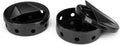 Onlyfire 2 Pcs Smoker Box with Lid, Wood Chip Smoker Box for Charcoal & Propane Gas Grill, Black