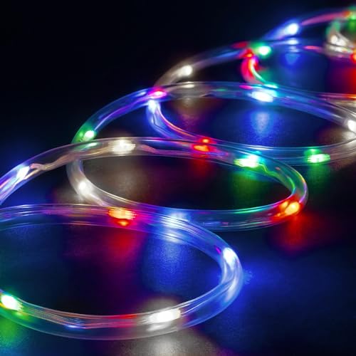 20ft Green LED Rope Light with Remote, Waterproof Outdoor Accent Lighting E76179