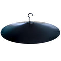 17" Metal Squirrel Baffle for Bird Feeder Pole & Baffle for Bird Feeder, Extra Large Squirrel Guards Protect Outside Pole Mount Bird House Outdoor Shepherd’s Hook-Black