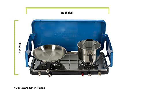 Portable 2-Burner Propane Camping Stove P70525
