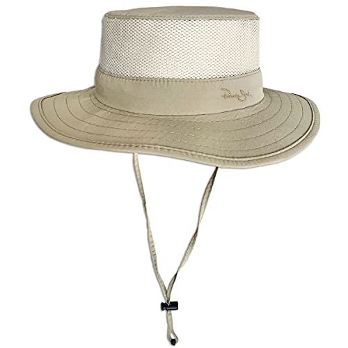 Panama Jack Castaway Boonie Hat - Bucket, Lightweight, Packable, UPF (SPF) 50+ UV Protection