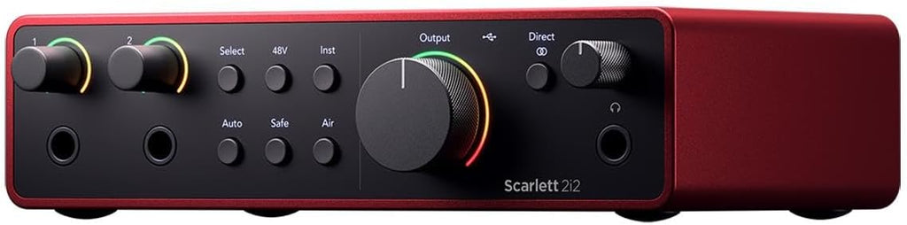 2x2 USB Audio Interface with 2 XLR Cables for PC and Mac E9970