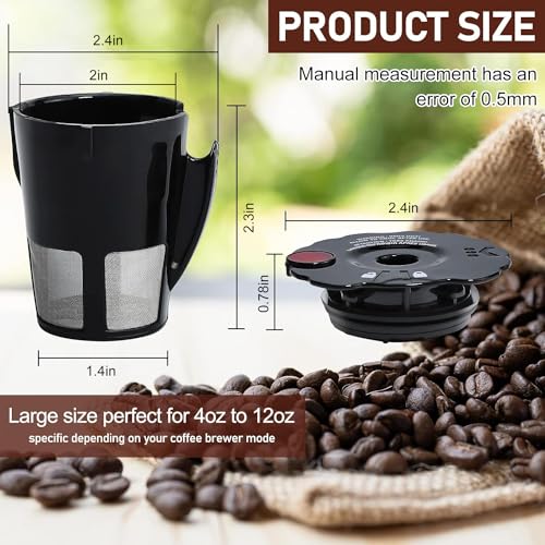 Reusable Coffee Pods Filter with Cleaning Brush, Pack of 2 E48034