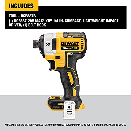 Impact Driver, Brushless, 3-Speed, 1/4-Inch, Tool Only D81759