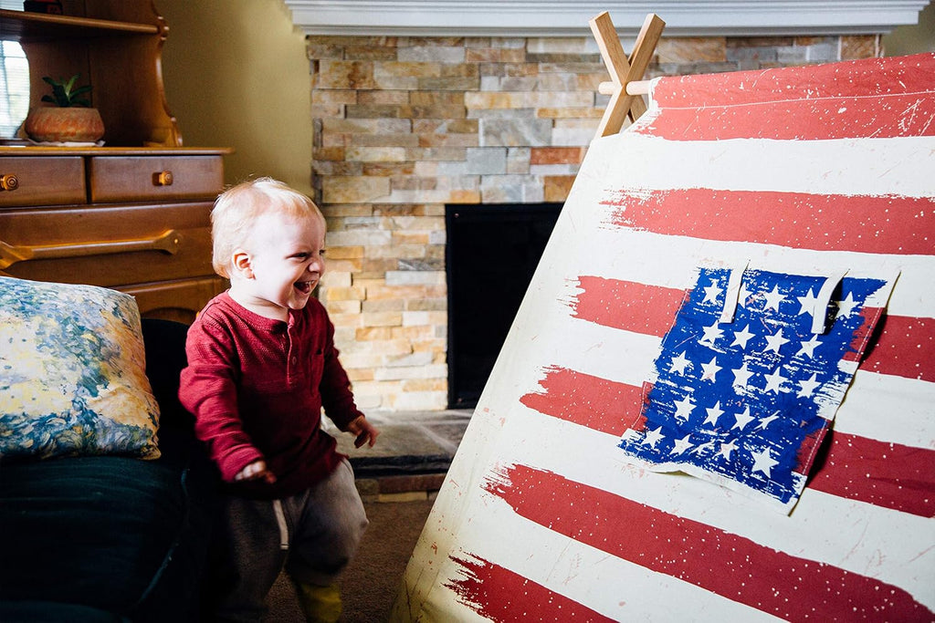 A-Frame Play Tent for Kids L43439