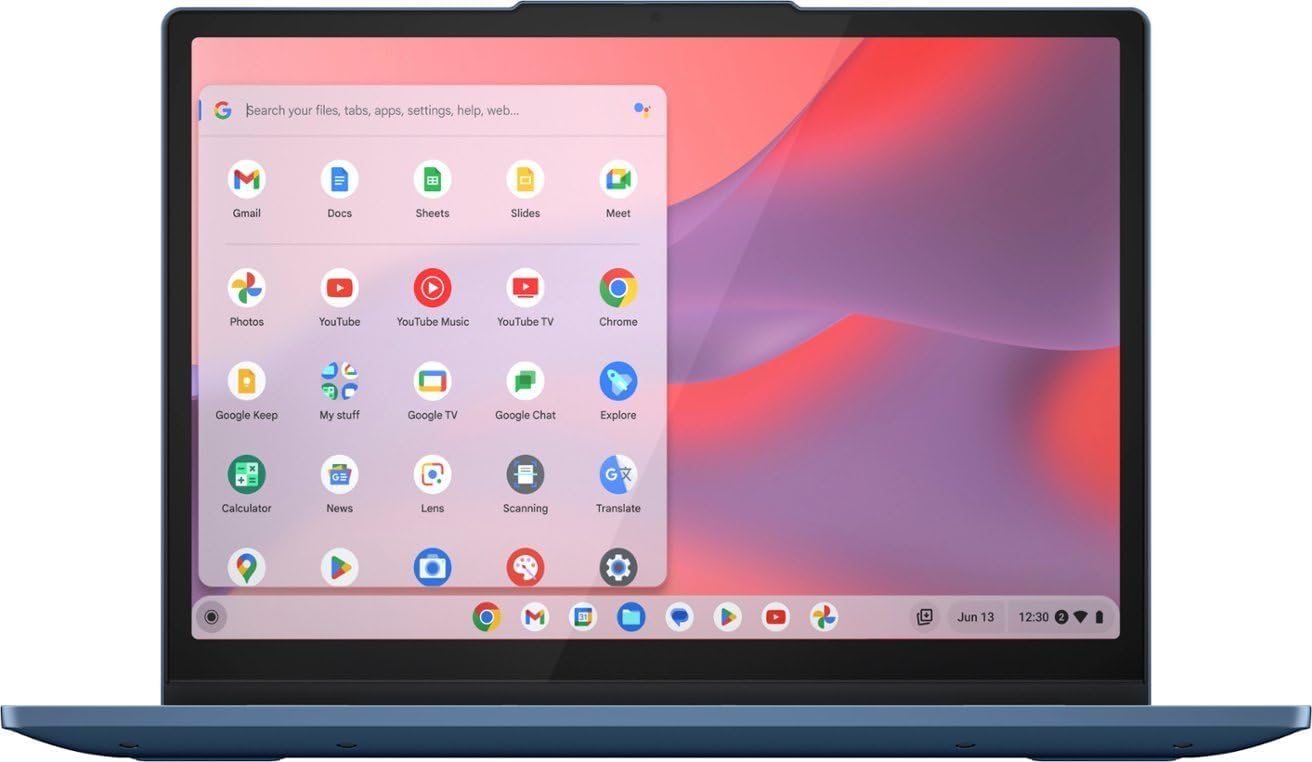 12.2" Touchscreen Chromebook Laptop, Intel N100, 4GB RAM 64GB Storage E80618