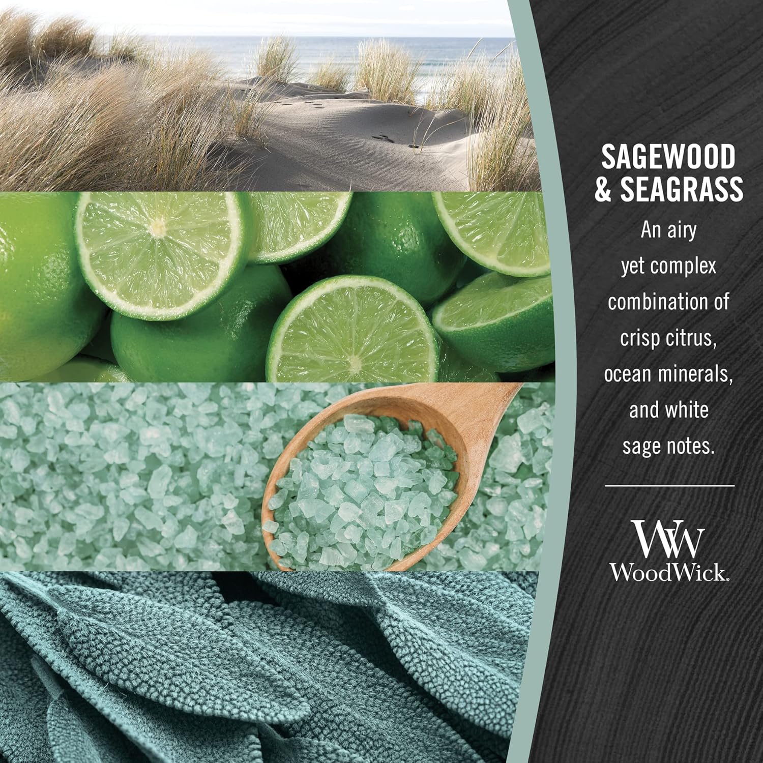Scented Candle Sand & Driftwood 16oz J12979