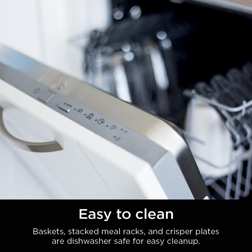 DoubleStack 2-Basket Air Fryer, 8 QT, 6-in-1, Black Z2104