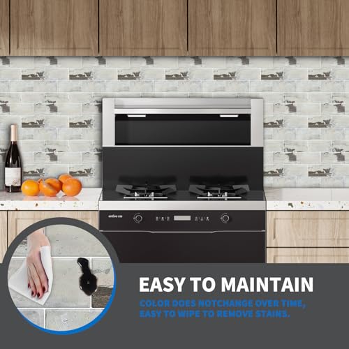 Peel and Stick Backsplash Tile Subway 3D Mosaics for Kitchen and Bathroom X738