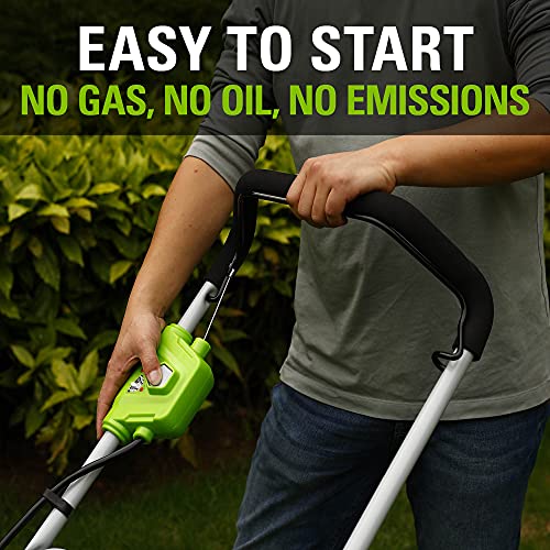 40V 17" Cordless Push Lawn Mower, 4.0Ah Battery and Charger Included H381388