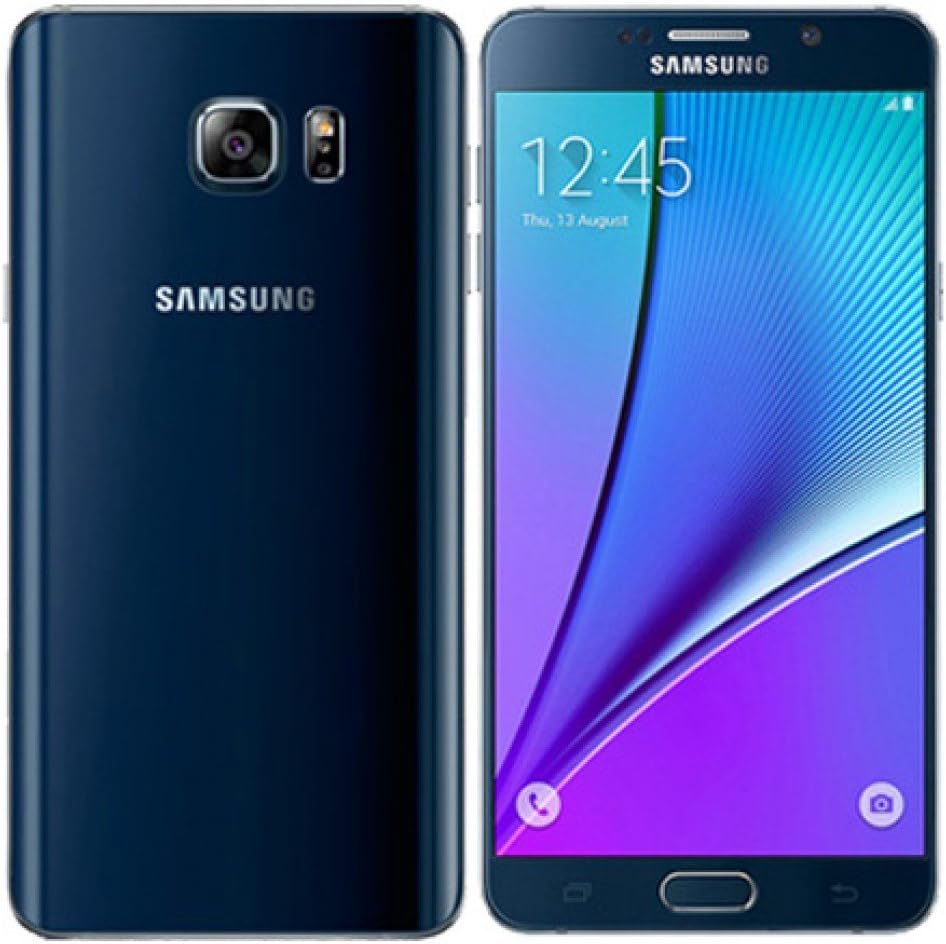 Samsung Galaxy Note 5 N920W Claro GSM Unlocked 32GB Smartphone - Black Sapphire (Renewed)