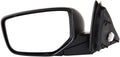 Driver Side View Mirror Fit for 2008 2009 2010 2011 2012 For Honda For Accord Sedan Door Mirror Power Operated Manual Fold Non-heated Replacement Exterior Mirror Black HO1320230