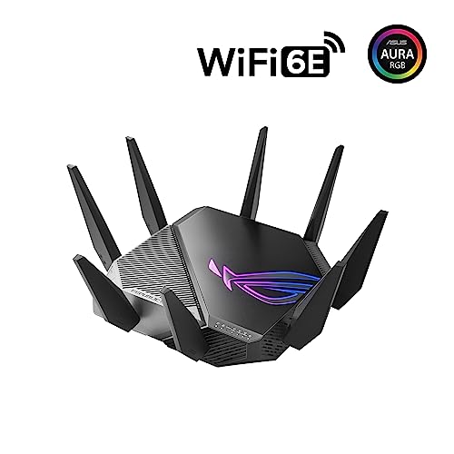 WiFi 6E Gaming Router - Quad-Band, 6 GHz, Dual 10G Ports O466791