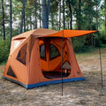 TIMBER RIDGE 4 Person Instant Pop Up Cabin Tent, Weather Resistant Camping Hub Tent, Easy Setup Portable Family Tent with Rain Fly and Carry Bag for Camping Hiking Outdoor Travel