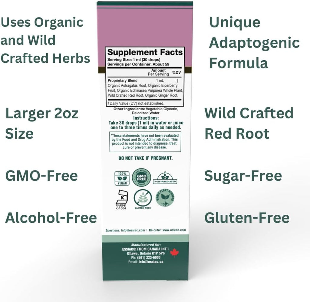 Lymphatic Drainage Drops, All Natural Concentrated 5 Herb Formula, Alcohol-Free, Vegan Supplement V722