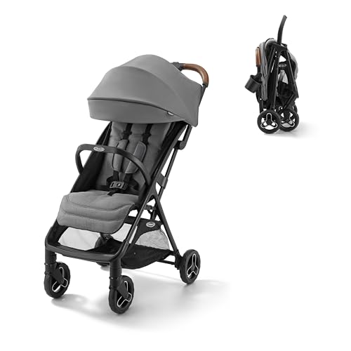 Graco Ready2Jet Travel System – Compact Travel Stroller with Automatic Fold and SnugRide Infant Car Seat