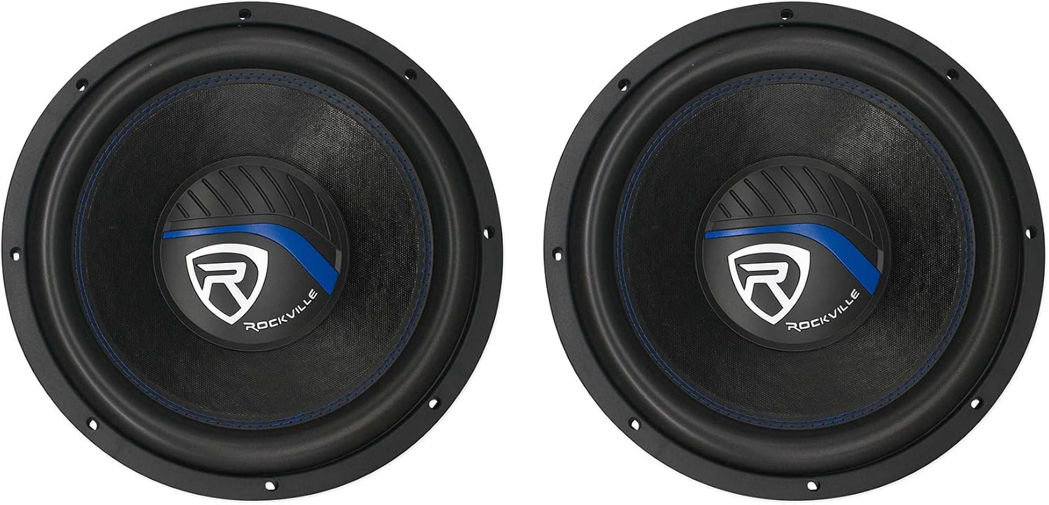 Rockville (2) K5 W12K5S2 12" 1400 Watt 2 Ohm Car Audio Subwoofers CEA Rated Subs
