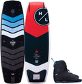 Hyperlite Murray Pro Mens Wakeboard 134 W/Session Bindings Black/Yellow 134cm/(7-10.5)