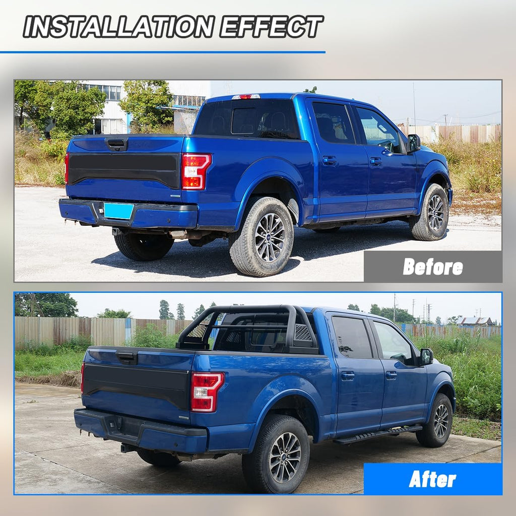 Retractable Tailgate Ladder for Pickup Trucks, Foldable & Adjustable S6362