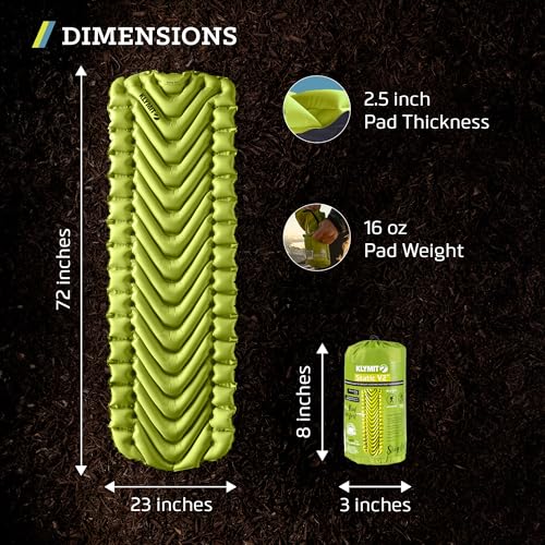 Inflatable Sleeping Pad for Camping, Backpacking & Hiking V90353