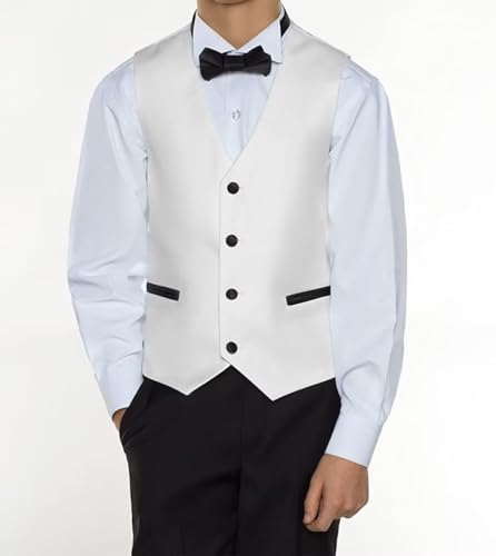 Boys 3 Piece Tuxedo Set Slim Fit Dress Outfit W984077