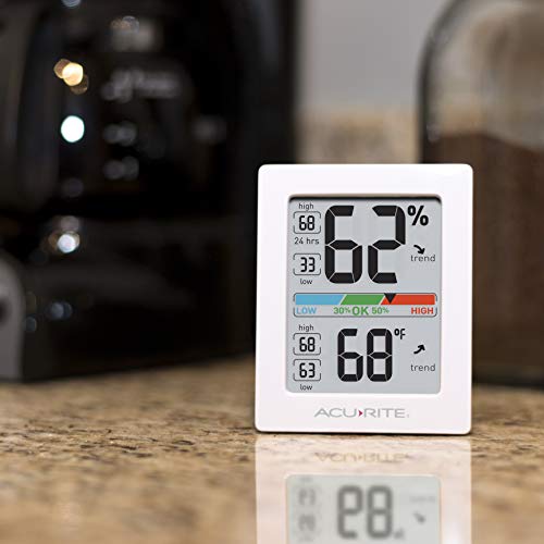 Indoor Digital Thermometer and Humidity Meter with Temperature Gauge K114