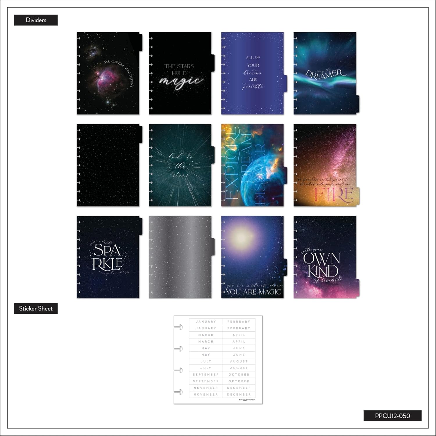 12-Month Undated Classic Planner X2021