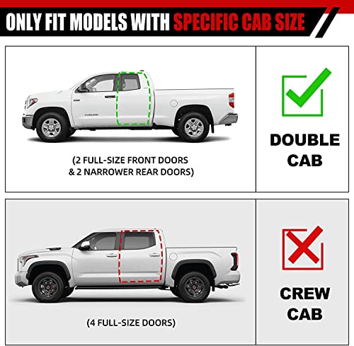 6.5 Inch Running Boards Side Steps for Dodge Ram 1500 2500 3500 Quad Cab W30588