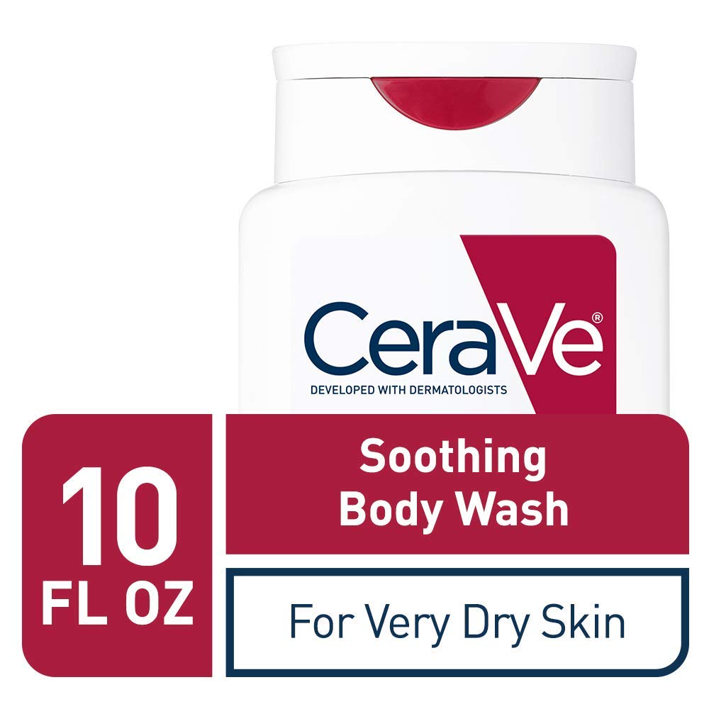 Soothing Body Wash for Dry Skin, Fragrance Free, 10 oz, Pack of 2 K184031