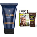 Just for Men Control GX + THK Thickening Shampoo with Grey Reduction & Control GX Grey Reducing 2-in-1 Shampoo and Conditioner, Gradual Hair Color for Stronger and Healthier Hair