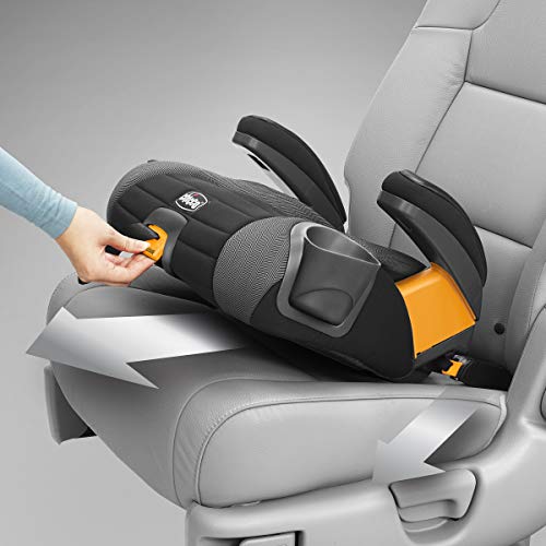 Backless Booster Car Seat with LATCH Attachment, Portable Travel Booster for Children 40-110 lbs L36589