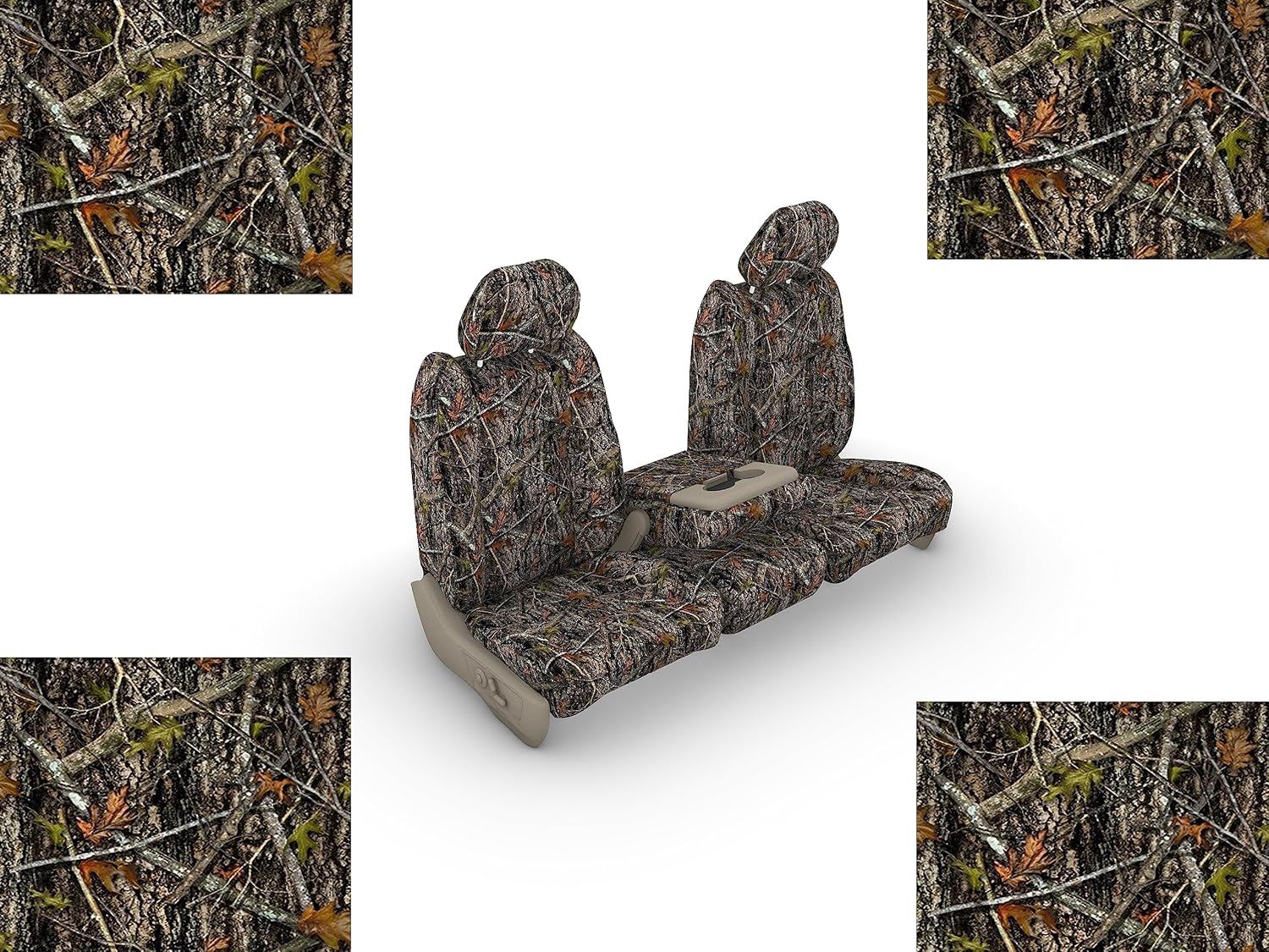 Durafit Seat Covers, F486-NCLC Exact Fit for 2014 F150 XLT & Lariat | Also Fits 2015-2021 F250, F350, F450, F550 XLT & Lariat | Front Seat with Opening Center Console|Waterproof New Conceal Camo