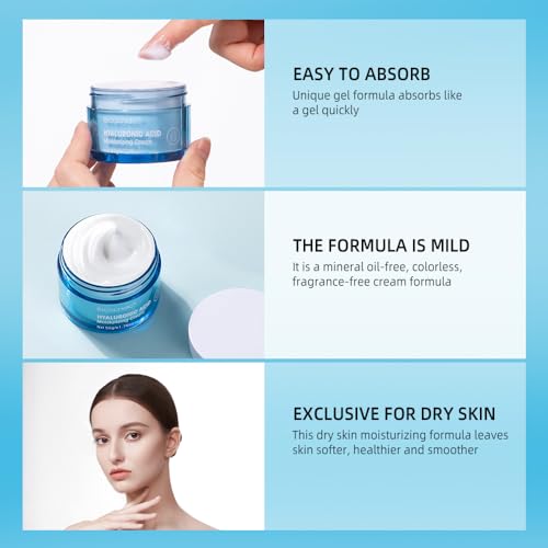 Hyaluronic Acid Moisturizing Water Gel for Oily Skin, 1.76 oz F514