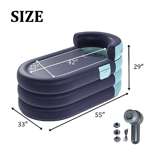 Foldable Inflatable Bathtub with Electric Air Pump B8685