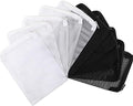5 pcs 8" x 6" Aquarium Fish Tank Pond Filter Media Mesh Bags Zipper Reusable (White, Fine)