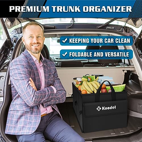 Car Trunk Organizer with Lid, Collapsible Storage for SUV, Truck, Sedan T2149