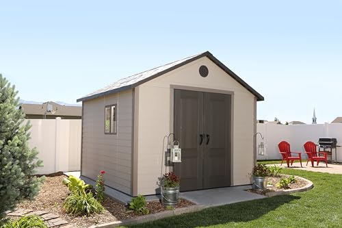 Outdoor Storage Shed with Windows, 11 by 11 Feet O6786