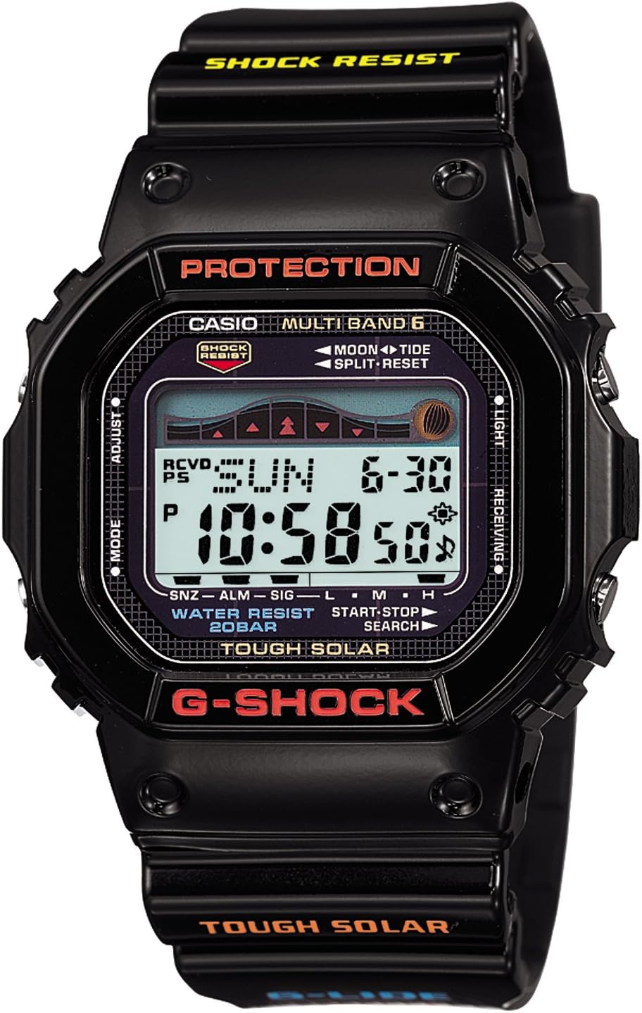 Casio Men's GWX-5600-1JF G-Shock G-Lide Tough Solar Radio Controlled Watch [Japan Import]