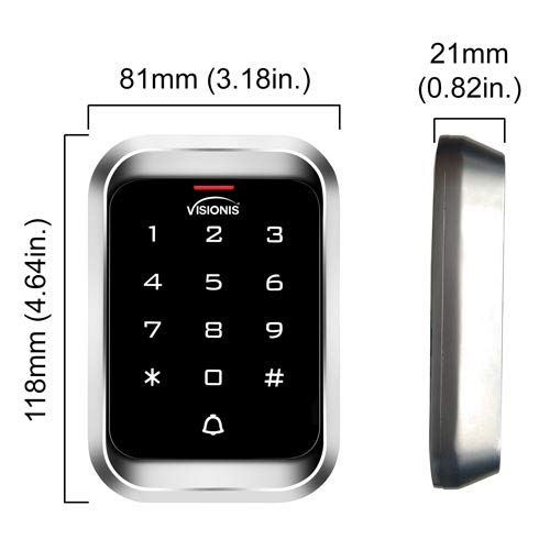 One Door Access Control with 600lbs Maglock and Outdoor Keypad O824919
