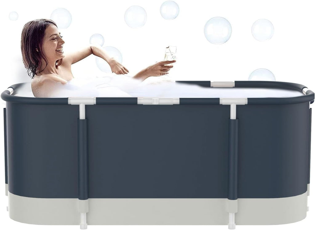 Foldable Portable Bathtub for Adults, Indoor & Outdoor Soaking Tub Y643